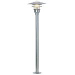 Nordlux Lønstrup 32 Sockellampe Stahl und Glas Grau | 320mm - IP44 - Geeignet für E27