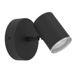 Eglo Decke Spot Consuma 1 Stahl Schwarz | Geeignet für GU10