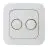 EcoDim Dimmerknopf DUO Busch-Jaeger Reflex incl. Drehbare Abdeckplatte